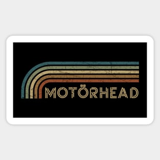 Motörhead Retro Stripes Sticker